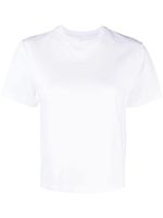 ARMARIUM t-shirt crop en coton à manches courtes - Blanc