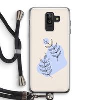 Leaf me if you can: Samsung Galaxy J8 (2018) Transparant Hoesje met koord