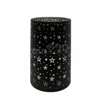 Tafellamp Sterren LED Zwart H.15cm