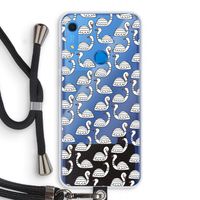 Zwanen: Huawei Y6s Transparant Hoesje met koord