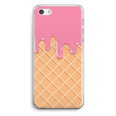 Ice cream: iPhone 5 / 5S / SE Transparant Hoesje