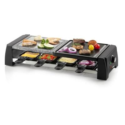DOMO DO9190G Raclette set 8 personen - Zwart
