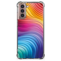 Shockproof Case voor Samsung Galaxy S21 Plus Regenboog - thumbnail