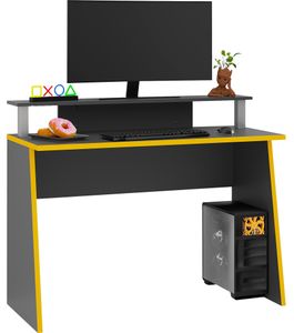 Computerbureau Zocker Pro 117 cm Breed antraciet