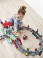 Abrick Vat renbaan trein - ECOIFFIER meerkleurig