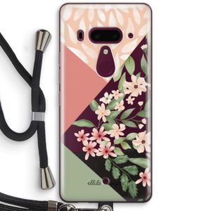 Sweet heaven geometrics: HTC U12+ Transparant Hoesje met koord
