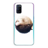 Yin Yang Wolves: Oppo A92 Transparant Hoesje