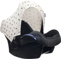 Dooky autostoelkap Feather universeel katoen crème - thumbnail