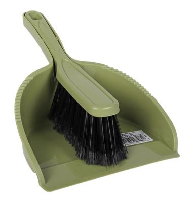 Mini stoffer en blik groen - Talentools
