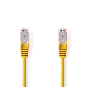 CAT5e SF/UTP-Netwerkkabel | RJ45 Male - RJ45 Male | 7,5 m | Geel