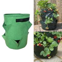 3 zakken 18L/5 gallon niet-geweven vilt aardbei plant tas grootte: 23X28cm (grasgroen) 3 zakken 18L/5 gallon niet-geweven vilt aardbei plant tas grootte: 23X28cm (grasgroen)
