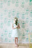 Behang Pineapple Rol Green