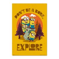 Poster Minions Don't Be A Bore Explore 61x91,5cm