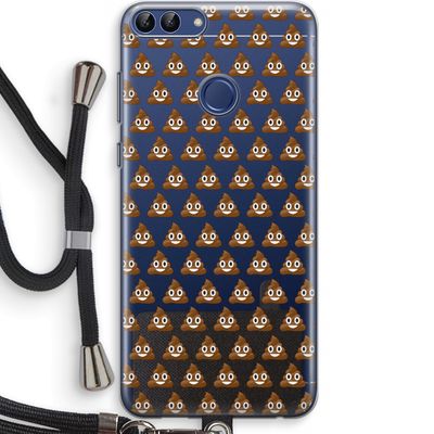 Poop emoji: Huawei P Smart (2018) Transparant Hoesje met koord