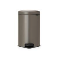 Brabantia NewIcon Pedaalemmer - 20 liter - kunststof binnenemmer - platinum 114045