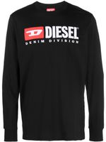 Diesel t-shirt à logo imprimé - Noir