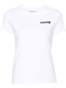 Kenzo t-shirt en coton à logo imprimé - Blanc