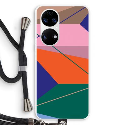 Gestalte 1: Huawei P50 Transparant Hoesje met koord