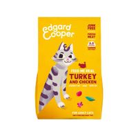 Edgard & Cooper Adult Cat - Vrije Uitloop Kalkoen en Kip - Kibbles - 2 kg - thumbnail