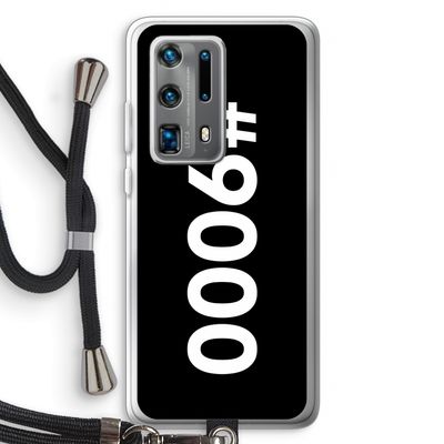 #9000: Huawei P40 Pro Plus Transparant Hoesje met koord