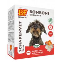 BF Petfood Schapenvet Mini Bonbons met zalm 2 verpakkingen BF Petfood Schapenvet Mini Bonbons met zalm 2 verpakkingen