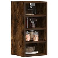 Hangkast 30x29,5x60 cm bewerkt hout gerookt eikenkleurig