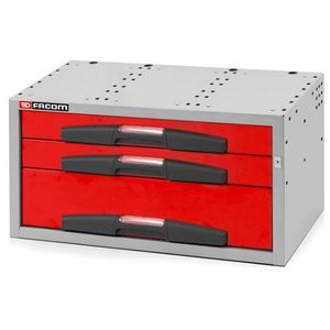 Facom Matrix lage kast | met 3 laden | F50000052 F50000052