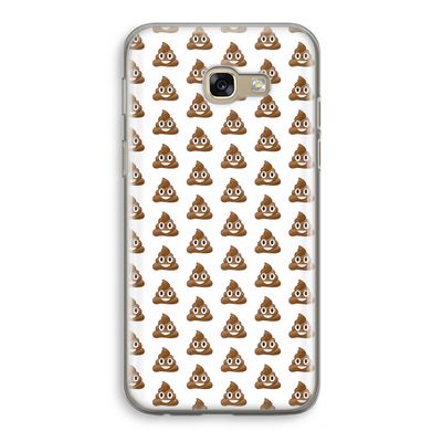 Poop emoji: Samsung Galaxy A5 (2017) Transparant Hoesje