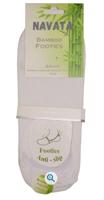 Bamboo footies white 2P 35-38 Navata Vlot - Vlot