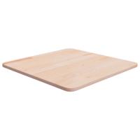 Tafelblad vierkant 50x50x1,5 cm onbehandeld massief eikenhout Tafelblad vierkant 50x50x1,5 cm onbehandeld massief eikenhout