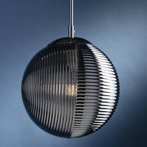 ECO-Light GREENWICH I-GREENWICH-G-S1 GR Hanglamp E27 60 W Rook-grijs, Chroom