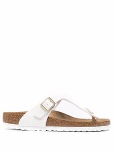 Birkenstock sandales à bride salomé - Blanc