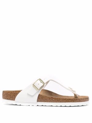 Birkenstock sandales à bride salomé - Blanc