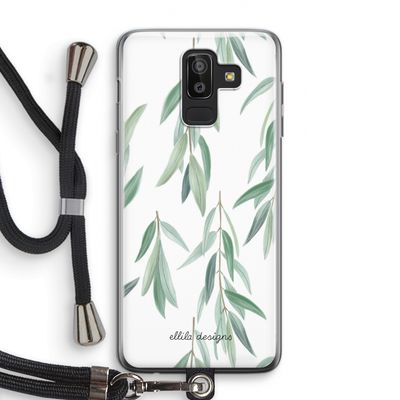 Branch up your life: Samsung Galaxy J8 (2018) Transparant Hoesje met koord