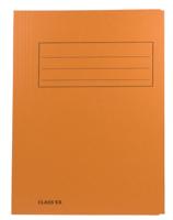 Class&apos;ex dossiermap, 3 kleppen ft 23,7 x 32 cm (voor ft A4), oranje