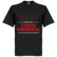 River Plate Estadio Monumental Coördinaten T-Shirt - thumbnail