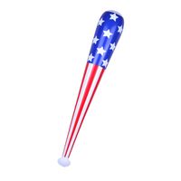 Opblaasbare USA vlag thema knuppel 85 cm   -