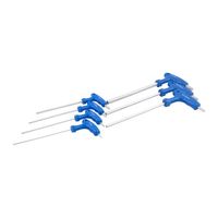 Topgear inbussl. 7 dlg. t-handle blister
