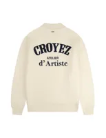 Croyez Atelier Knit Sweater Heren Gebroken Wit - Maat S - Kleur: Gebroken Wit | Soccerfanshop