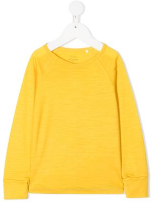 Knot sweat à coutures contrastantes - Jaune