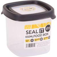 Wham - Opbergbox Seal It 650 ml Set van 4 Stuks - Polypropyleen - Transparant - thumbnail