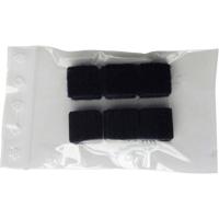 TRU COMPONENTS 682-330-Bag Klittenband vierkanten Om vast te plakken Haak- en lusdeel (l x b) 20 mm x 20 mm Zwart 8 paar - thumbnail