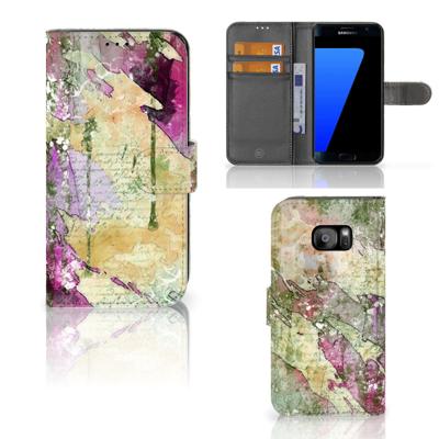 Hoesje Samsung Galaxy S7 Edge Letter Painting Hoesje Samsung Galaxy S7 Edge Letter Painting