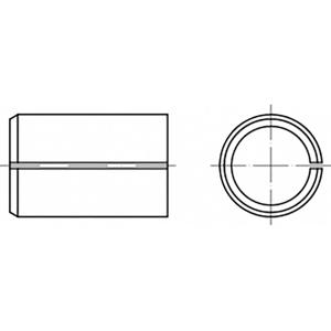 TOOLCRAFT TO-6866541 Spanhulzen Verenstaal 1 stuk(s)