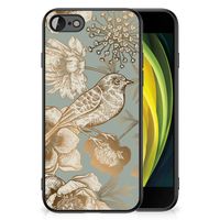 Bloemen Hoesje voor iPhone SE 2022 | SE 2020 | 7/8 Vintage Bird Flowers - thumbnail