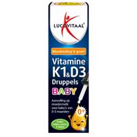 Lucovitaal Voedingssupplementen Vloeibaar K1 & D3 Vitamine Druppels Baby 14.5ml