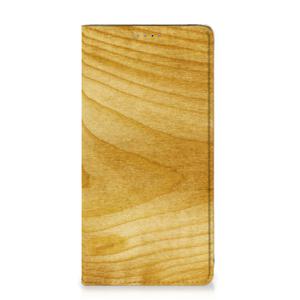 Samsung Galaxy A51 Book Wallet Case Licht Hout