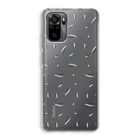 Hipster stripes: Xiaomi Redmi Note 10 Pro Transparant Hoesje