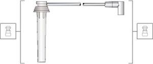 Bougiekabelset MSK1276