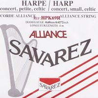 Savarez HPK-69R kleine of concert harp snaar